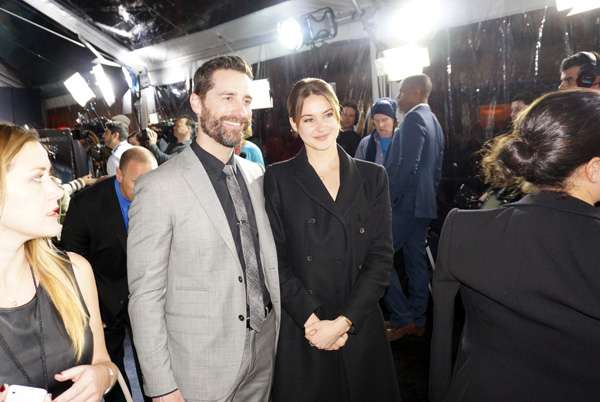 Mandeville Films and Ziegfeld Theater and Insurgent NYC Premiere and Todd Lieberman and Shailene Woodley